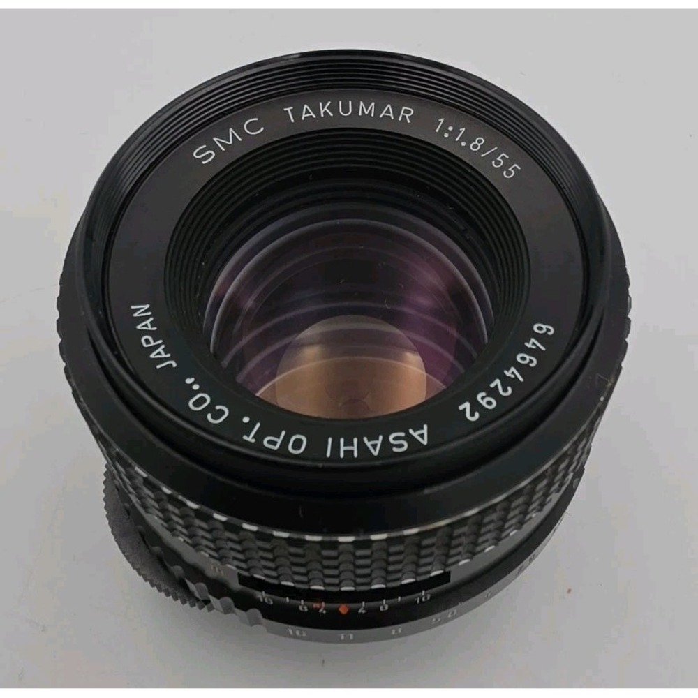 SMC Takumar 55mm f1.8 Asahi M42 Prime MF Lens for Pentax Japan 6670399